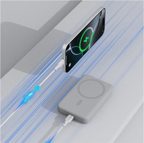 PB-MS04 White Qi2 MagSafe PowerBank 10000mAh 20W PD AUKEY