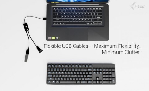 HUB USB-A Cable 2 port (2x USB-A) I-tec