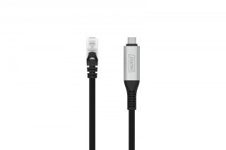 Kabel adapter USB-C - RJ45 Kat. 6A S/FTP, 1 Gbit/s, USB 3.2 Gen1, LSZH, 5m Digitus