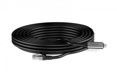 Kabel adapter USB-C - RJ45 Kat. 6A S/FTP, 1 Gbit/s, USB 3.2 Gen1, LSZH, 5m Digitus
