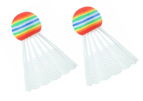 Zestaw 2 Rakietek Do Badmintona Paletki 2 Lotki Badminton Pomarańczowy LEAN Toys