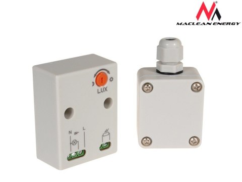 Czujnik zmierzchowy zewnętrzny 2300W MCE35 Maclean