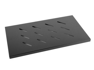 Półka do szaf 19'' 600mm 1U 465x300mm czarna Lanberg