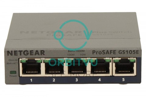 Switch Unmanaged Plus 5xGE - GS105E Netgear