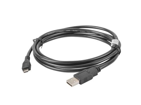 Kabel USB 2.0 micro AM-MBM5P 1.8M czarny Lanberg