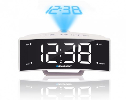 Radiobudzik CRP7WH projektor USB Blaupunkt