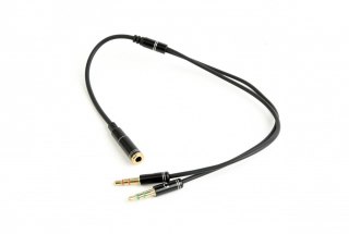 Adapter audio stereo 2x3.5mm minijack, 4PIN, 0.2m Gembird