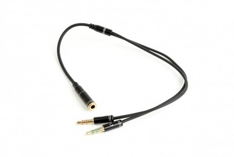 Adapter audio stereo 2x3.5mm minijack, 4PIN, 0.2m Gembird