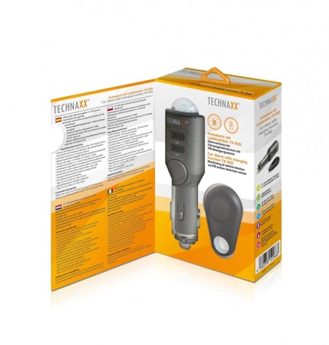 Alarm samochodowy z ładowarką USB 2 porty TX-100 Technaxx Deutschland GmbH & Co. KG