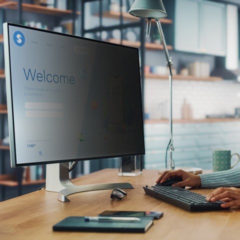 Filtr prywatyzujący RODO | 21,5 cala | 16:9 Qoltec