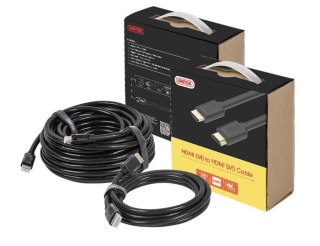 Kabel HDMI M/M 1,5m v2.0, pozłacany, Basic; Y-C137M Unitek