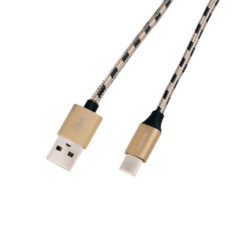Kabel USB 2.0 A męski do USB-C męski, dł. 2m LogiLink