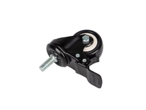 Kółka x4 z gwintem i hamulcem do szaf wiszących 19-calowych Lanberg