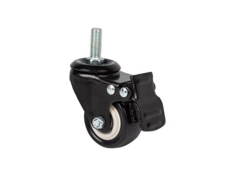 Kółka x4 z gwintem i hamulcem do szaf wiszących 19-calowych Lanberg