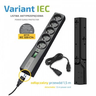 Listwa VARIANT IEC 1.5m EVER