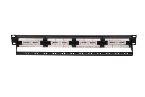 Patchpanel CAT5E UTP V2 24 porty Extralink