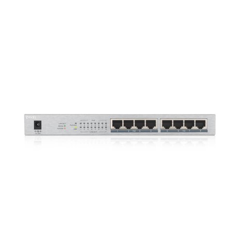 Przełącznik GS1008-HP 8 Port Gigabit PoE+ unmanaged desktop 60W Zyxel