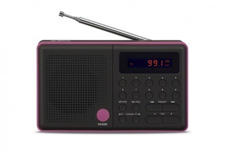 Radio Pliszka USB, FM czarne Eltra