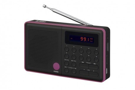 Radio Pliszka USB, FM czarne Eltra
