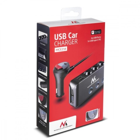 Rozdzielacz gniazda zapalniczki MCE218 Maclean