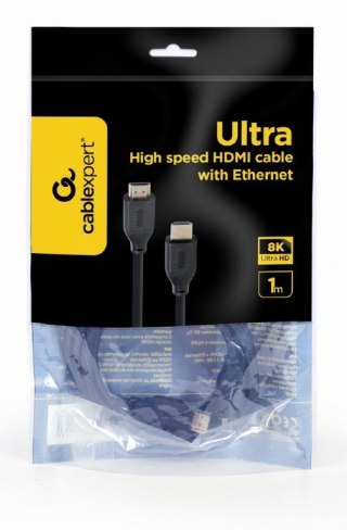 Kabel HDMI Ultra High Speed 8K Ethernet 1m Gembird