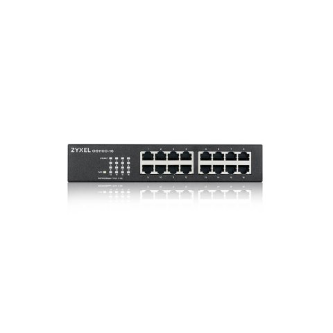 Przełącznik niezarządzalny GS1100-16-EU0103F 16x Gigabit Unmanaged Switch GS1100-16-EU0103F Zyxel