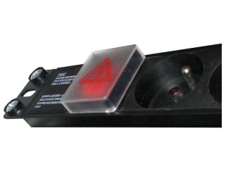 Listwa zasilająca 19" 8xCEE 7/5 wtyk CEE 7/7 ALANTEC