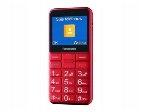 Telefon dla seniora KX-TU155 czerwony Panasonic