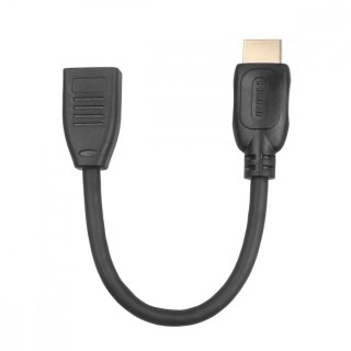 Kabel HDMI F-M 15 cm v2.0. przedłużacz TB