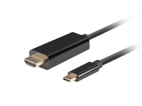 Kabel USB-C(M)->HDMI(M) 4K 60HZ czarny Lanberg