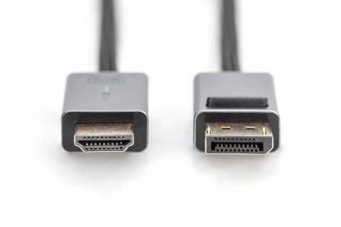 Kabel adapter DisplayPort - HDMI 4K 30Hz DP/HDMI M/M 1,8m Digitus