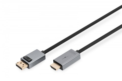Kabel adapter DisplayPort - HDMI 4K 30Hz DP/HDMI M/M 3m Digitus