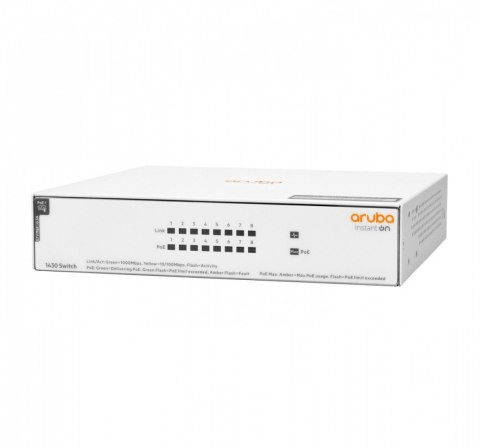 Przełącznik Switch ARUBA Instant On 1430 8x1GbE PoE R8R46A Hewlett Packard Enterprise