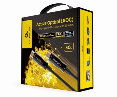 Kabel AOC High Speed HDMI with ethernet premium 30 m Gembird