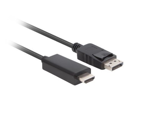 Kabel DisplayPort (M) V1.1 -> HDMI (M) 1m czarny Lanberg