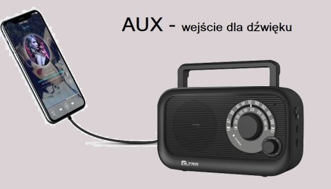 Radio HANIA czarny Eltra