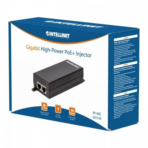 Adapter / Zasilacz Intellinet POE+ 30W 1X Gigabit RJ45 802.3AT Intellinet
