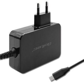 Ładowarka GaN Power Pro | 1xUSB-C | 90W | 5-20V | 3-4.5A | Czarna Qoltec