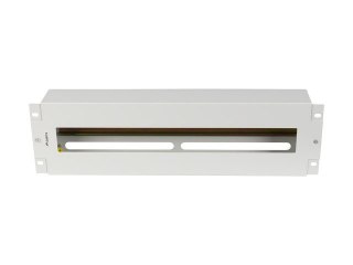 Panel dystrybucji napięć 3U 19 cali z szyną DIN ts-35 szary Lanberg