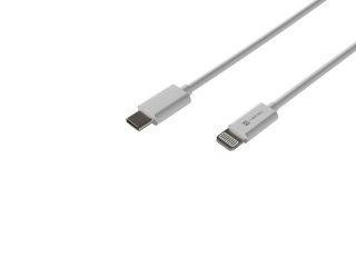 Kabel Lightning (M)->USB-C(M) 1m MFI Prati Biały Natec