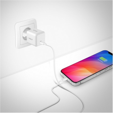 Ładowarka sieciowa USB C 20W 3A Power Delivery 3.0 QC 3.0 Biała YENKEE