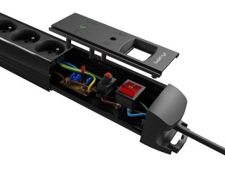 Listwa zasilająca 1.5m 5x230 SC SP1-05F-0150-BK Lanberg