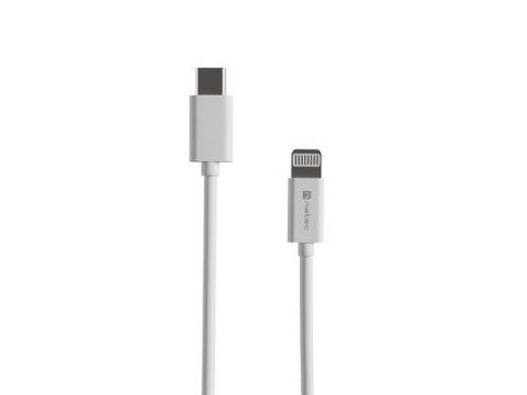 Kabel Lightning (M)->USB-C(M) 2m MFI Prati Biały Natec
