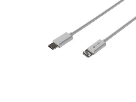 Kabel Lightning (M)->USB-C(M) 2m MFI Prati Biały Natec