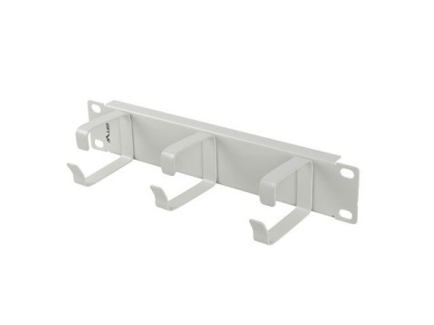 Organizer kabli 10 cali z 3 metalowymi uchwytami TYP B szary Lanberg