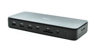 Stacja dokująca Thunderbolt4 2x Display Docking Station Gen3 7x USB, 2.5 GLAN PowerDelivery 92 W kabel TB4 1m I-tec