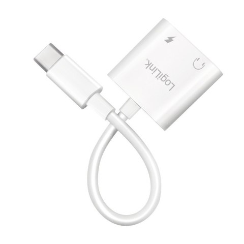 Adapter USB-C do 2x USB -C, PD 60W / audio LogiLink