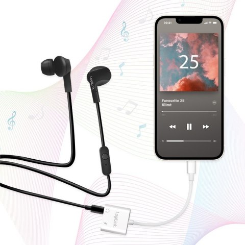 Adapter USB-C do 2x USB -C, PD 60W / audio LogiLink