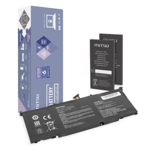 Bateria B41N1526 do Asus ROG Stix GL502VM FX502VD 3400 mAh (52 Wh) 15.2V Mitsu