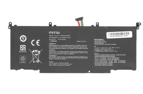 Bateria B41N1526 do Asus ROG Stix GL502VM FX502VD 3400 mAh (52 Wh) 15.2V Mitsu